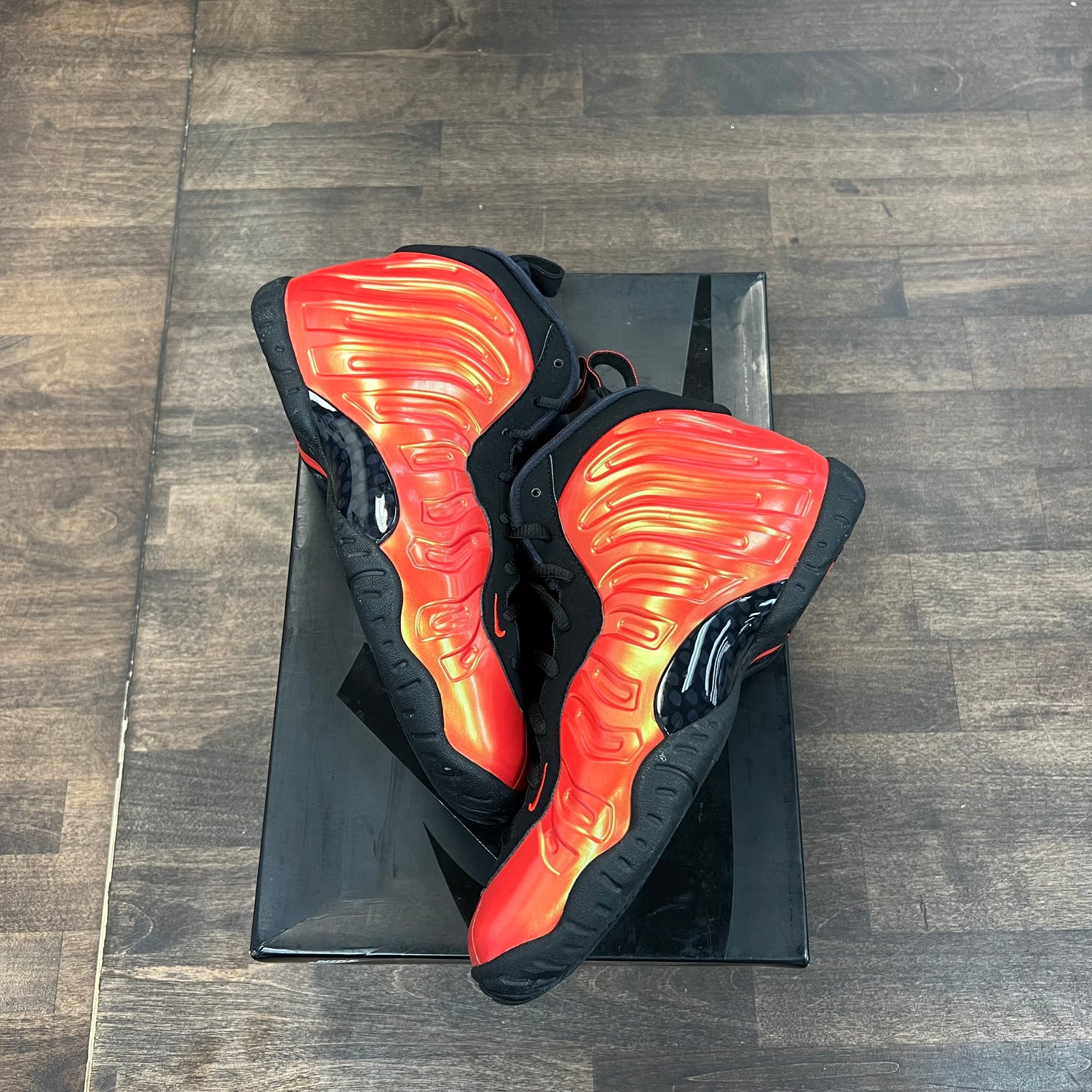 (GS) Habanero Red Nike Foamposite (2018)