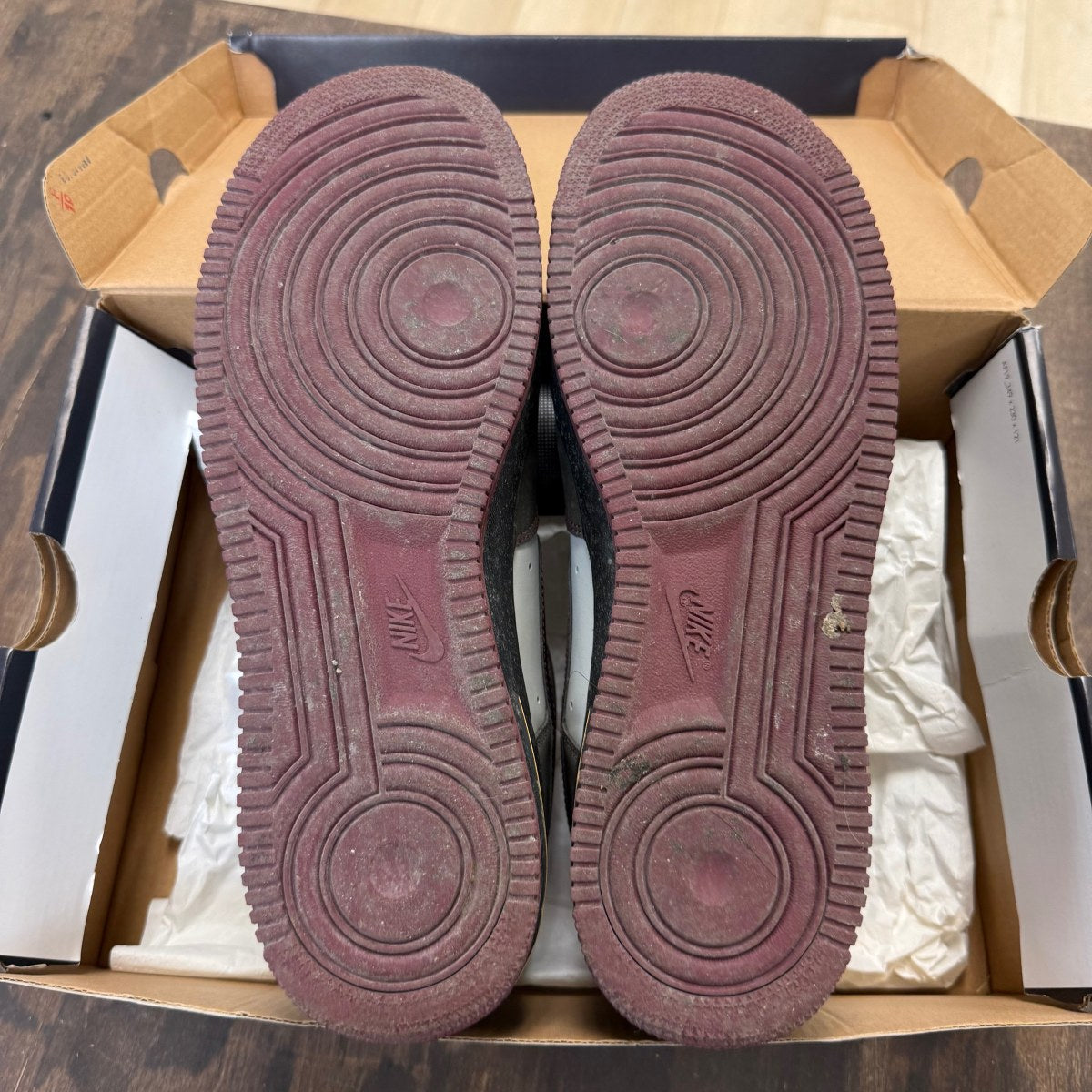 Nike Air Force 1 Low Dusty Red Suede Size 11.5 (Pre-Owned) - Image 6