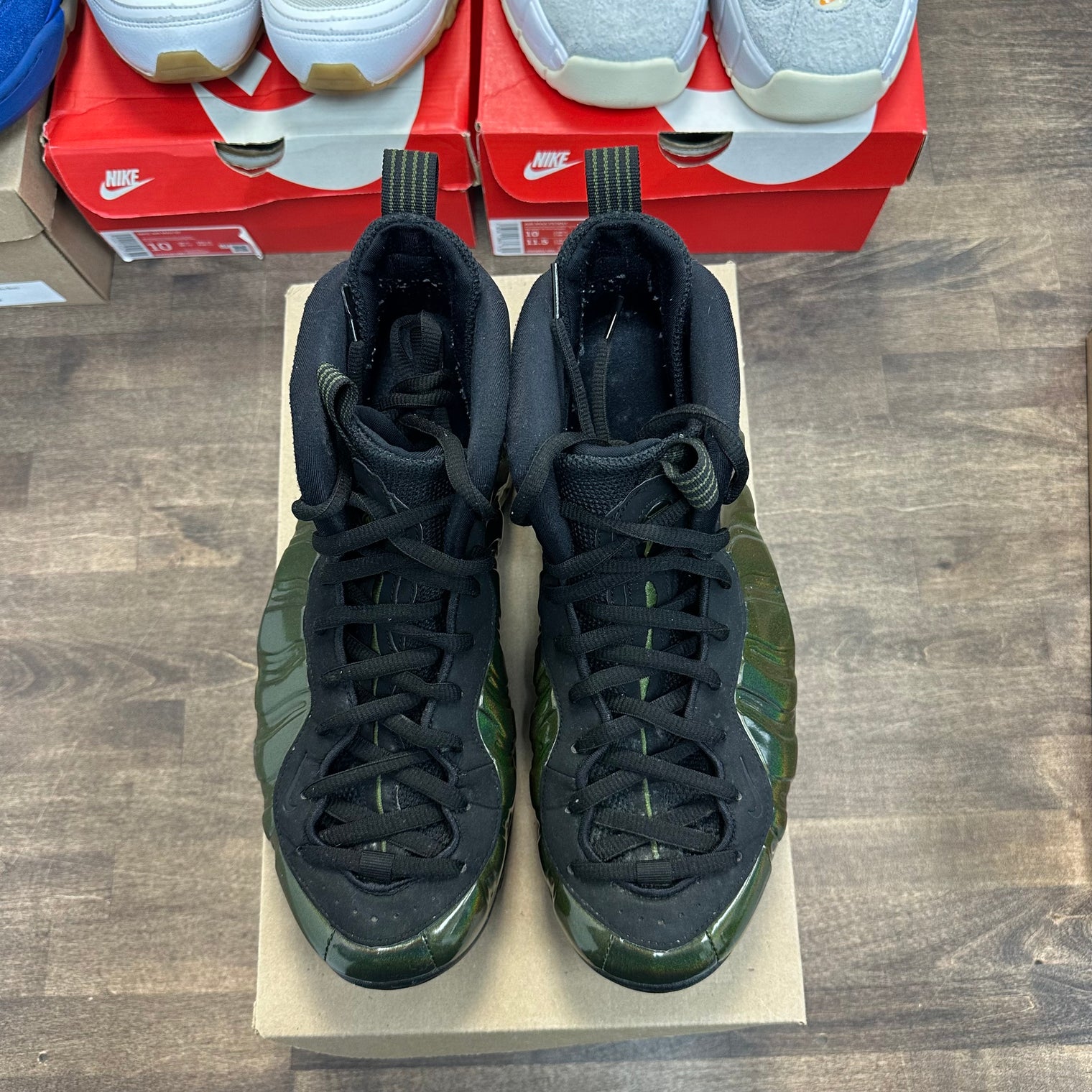 Legion Green Nike Air Foamposite One (USED, No Box)