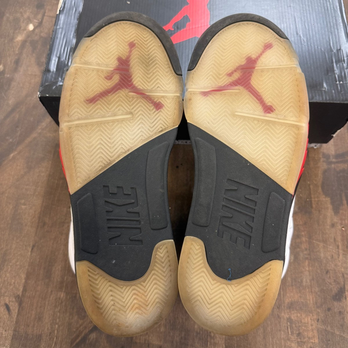 Jordan 5 Retro Fire Red Silver Tongue (2020) - Image 5