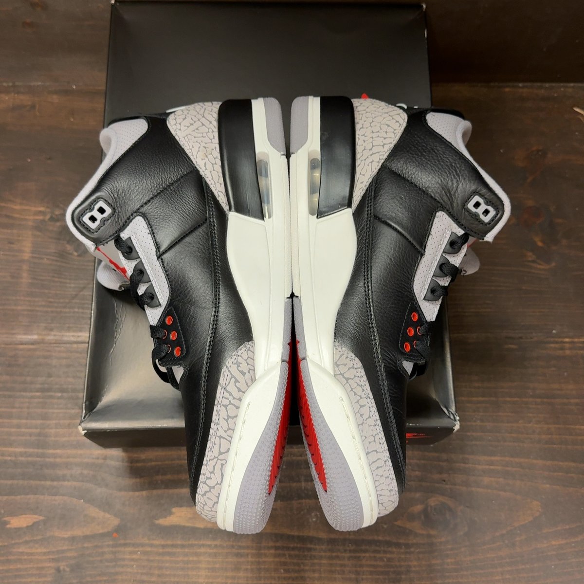 Jordan 3 Retro OG Black Cement (2024) Size 12.5 (Pre-Owned) - aux