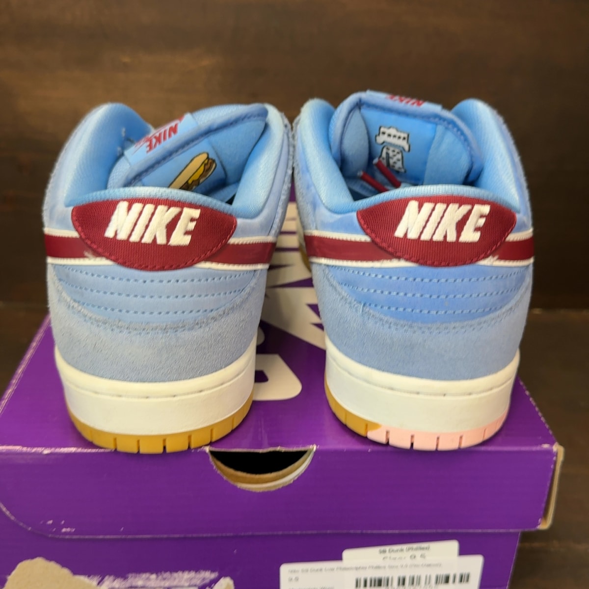 Nike SB Dunk Low Philadelphia Phillies Size 9.5 (Pre-Owned) - Image 5