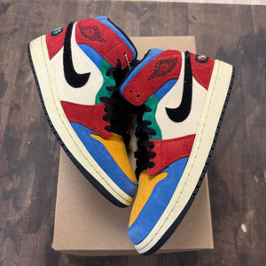 Jordan 1 Mid SE Fearless Blue the Great Size 9.5 (Pre-Owned) - Image 1