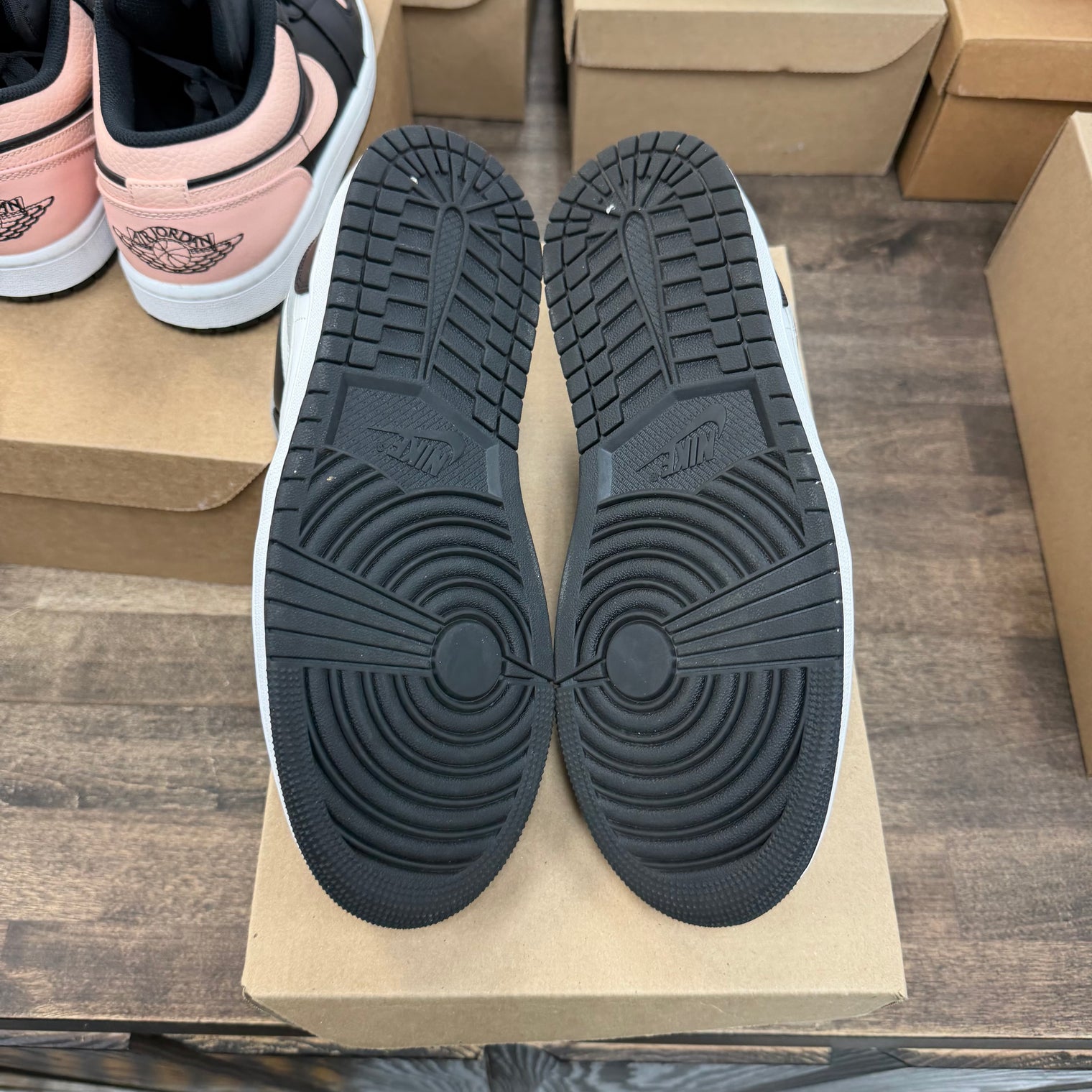 Black White Grey Jordan 1 Low (USED, No Box)