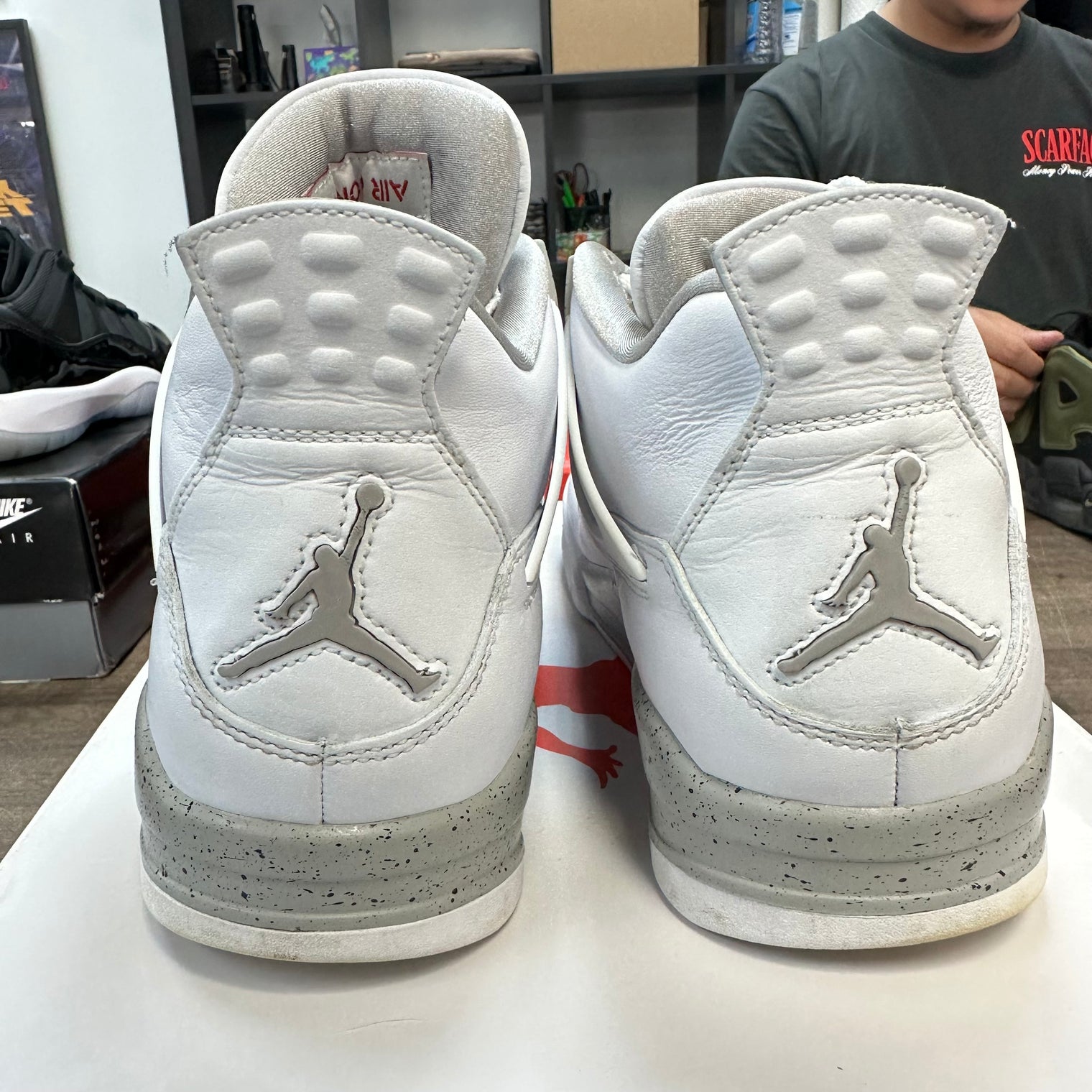 White Oreo Jordan 4 Retro (2021) (USED)