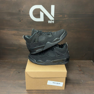 Jordan 4 Retro Black Cat (2020) (GS) Size 5.5Y (Pre-Owned) - Image 1