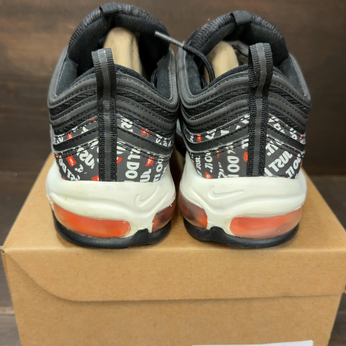 Nike Air Max 97 Just Do It Pack Black Size 9.5 (Pre-Owned) - aux