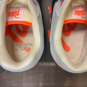Nike Air Max 1 Patta Waves Hyper Crimson Pure Platinum (With Bracelet) Size 12 (Pre-Owned) - aux