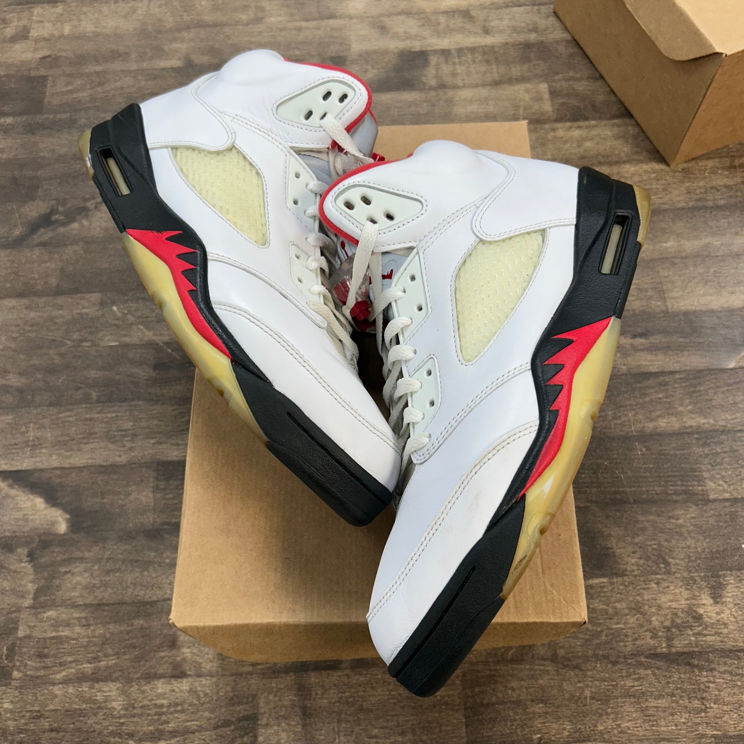 Fire Red Jordan 5 (2020) (USED, No Box)
