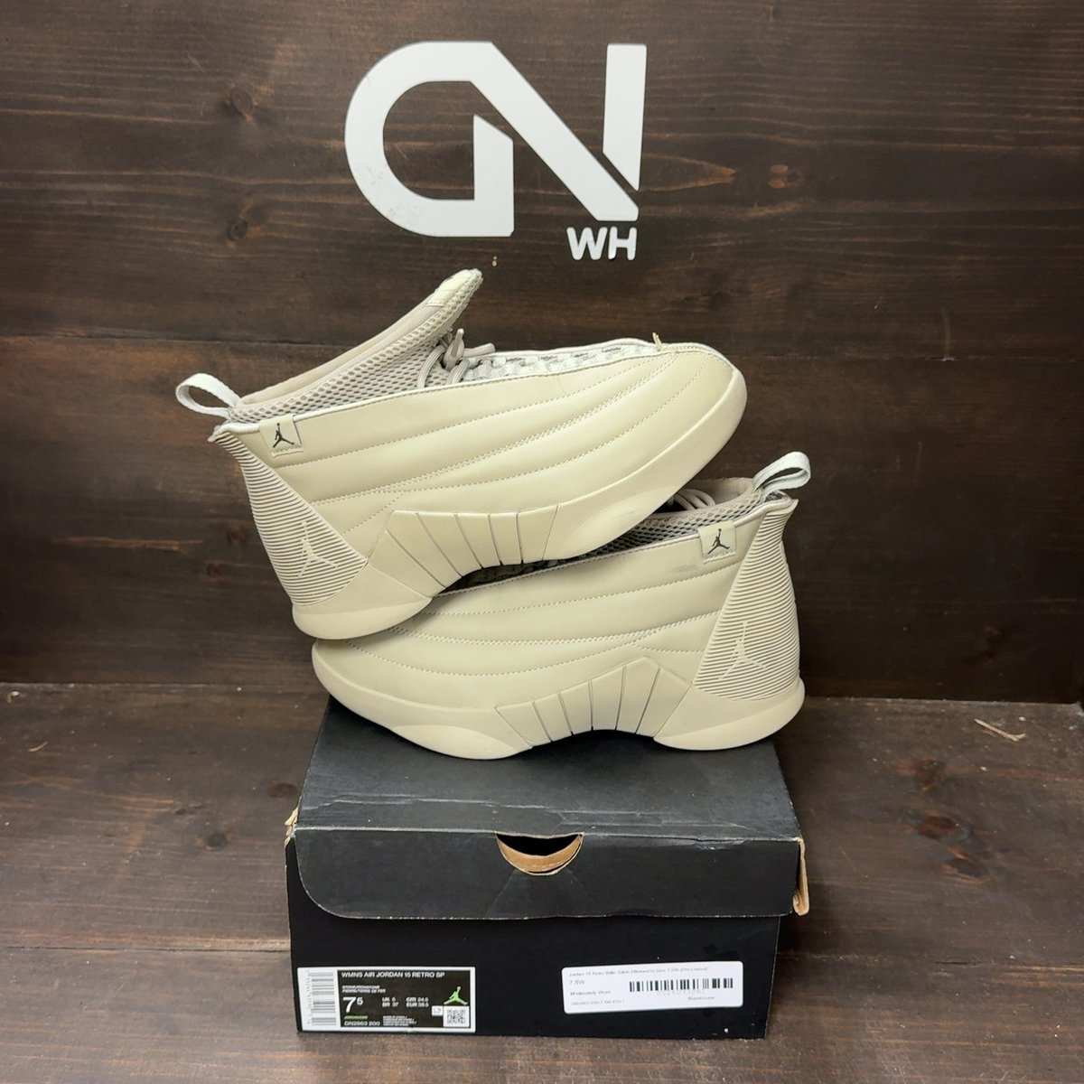Jordan 15 Retro Billie Eilish (Women's) Size 7.5W (Pre-Owned) - front