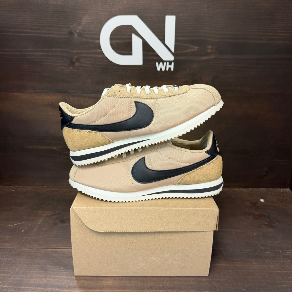 Nike Cortez Desert Black Sail (Women's) Size 8.5W (Pre-Owned) - Image 1