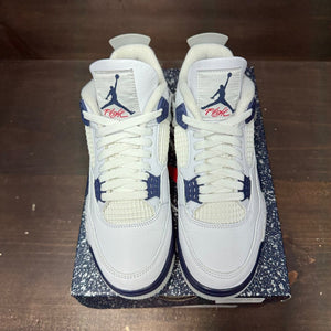 Jordan 4 Retro Midnight Navy Size 7.5 (Pre-Owned) - side
