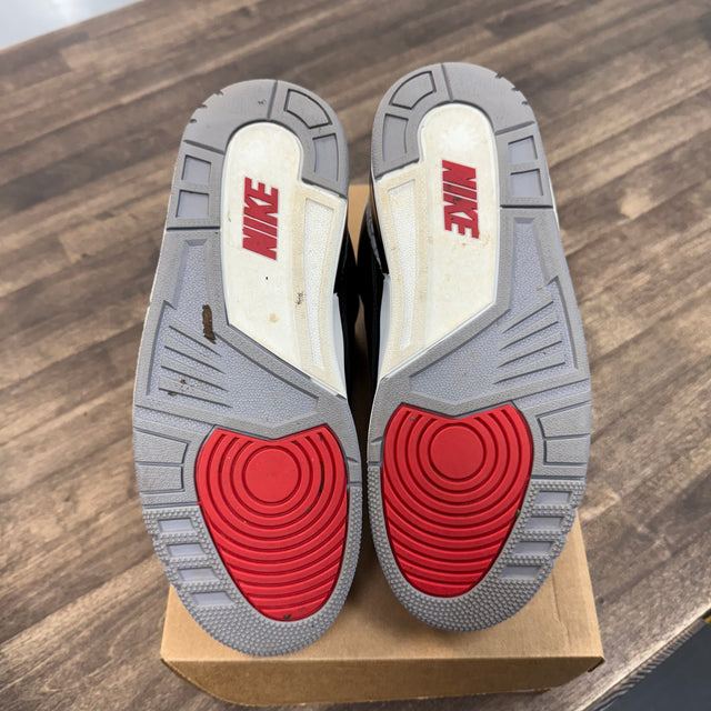 Black Cement Jordan 3 (2024) (USED, No Insoles, No Box)