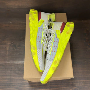 Nike React Runner ISPA Platinum Tint Volt Glow Team Red Size 11 (Pre-Owned) - Image 2