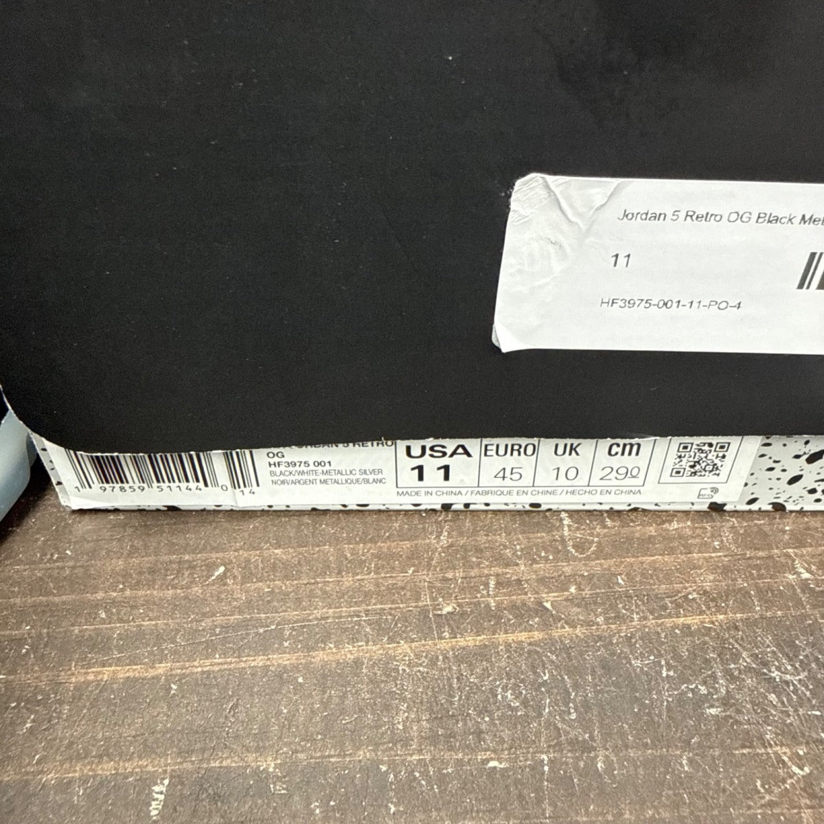 Jordan 5 Retro OG Black Metallic Reimagined - Image 8