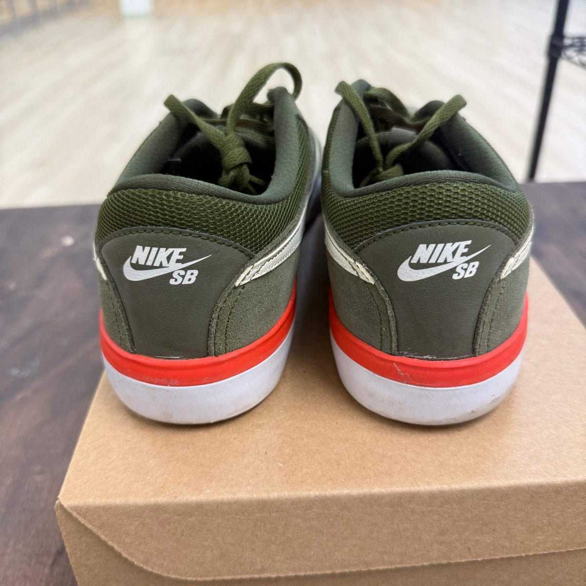 Nike Sb Koston Hypervulc Cool Grey/White-Wolf Grey Size 11.5 (Pre-Owned) - Image 3