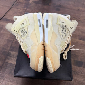 Jordan 4 Retro Off-White Sail (Women's) - Image 5