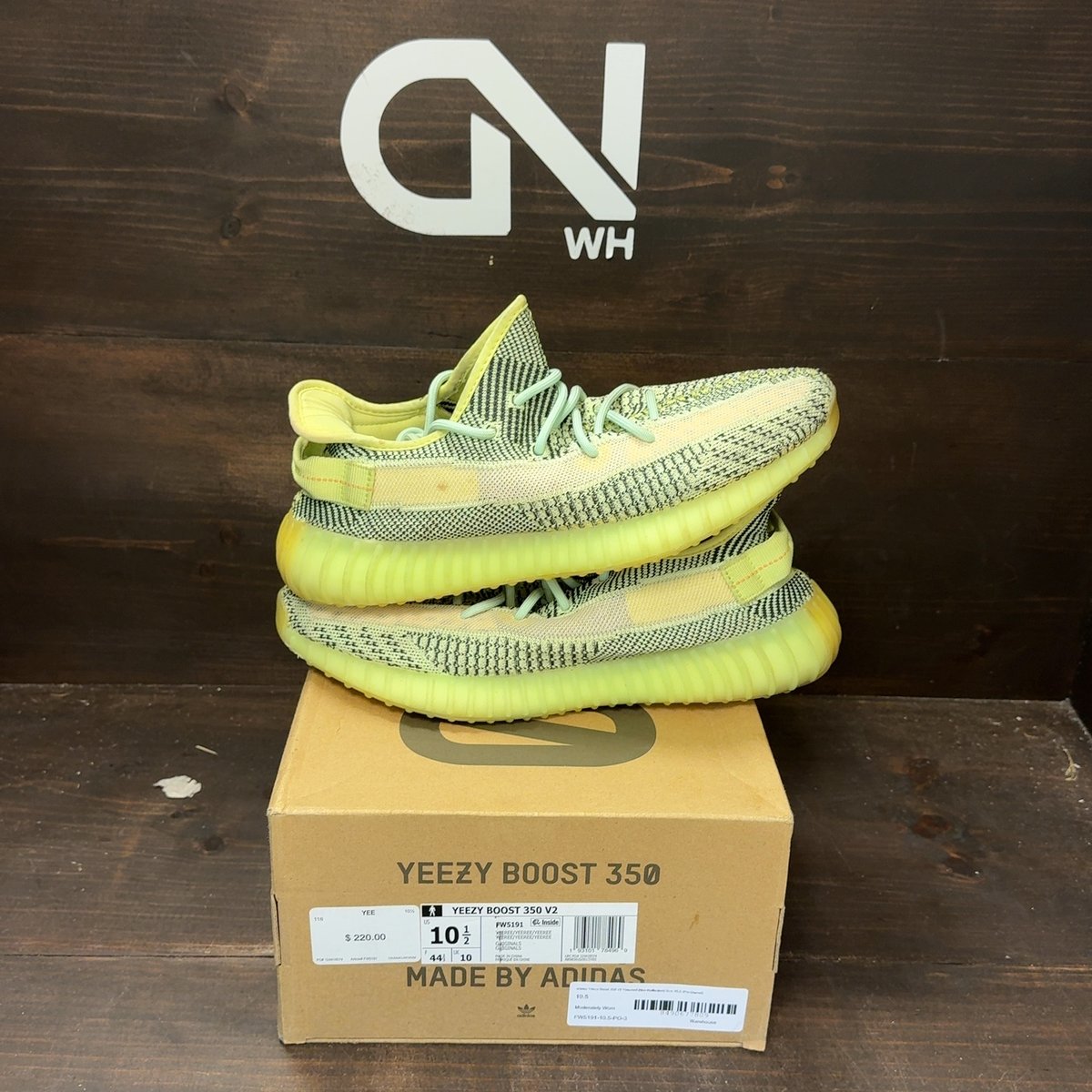 adidas Yeezy Boost 350 V2 Yeezreel (Non-Reflective) Size 10.5 (Pre-Owned) - front