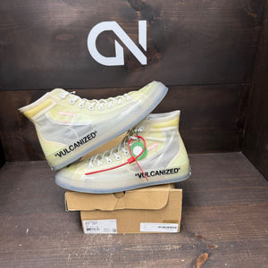 Converse Chuck Taylor All Star Vulcanized Hi Off-White Size 10.5 - front