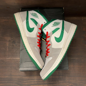 Jordan 1 Mid SE Grey Green Size 10.5 (Pre-Owned) - back