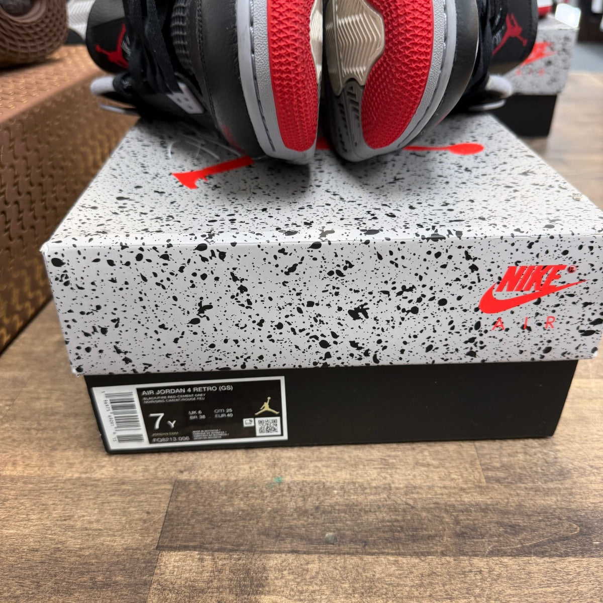 Jordan 4 Retro Bred Reimagined (GS) - Image 6