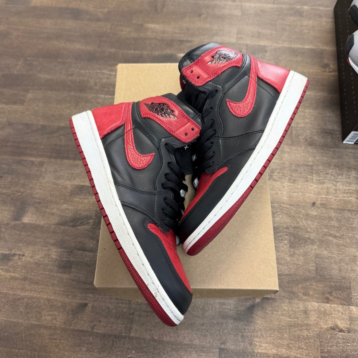 Jordan 1 Retro High Bred Banned (2016) Size 9.5 (Pre-Owned) - Image 1