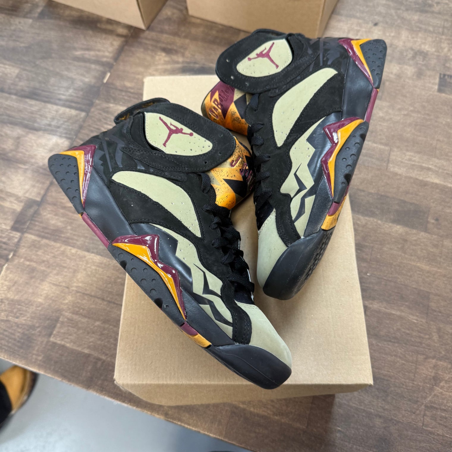 Black Olive Jordan 7 Retro (Used, No Box)