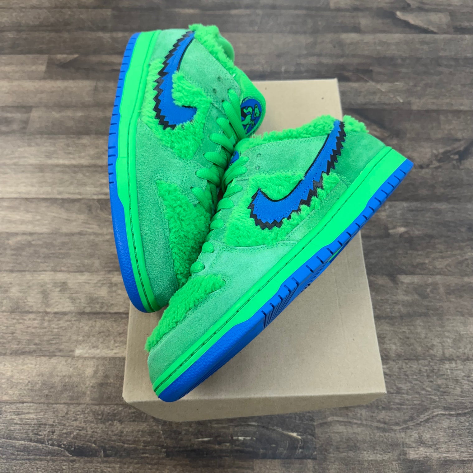 Grateful Dead Bears Green SB Dunk Low (Lightly Worn, No Box)