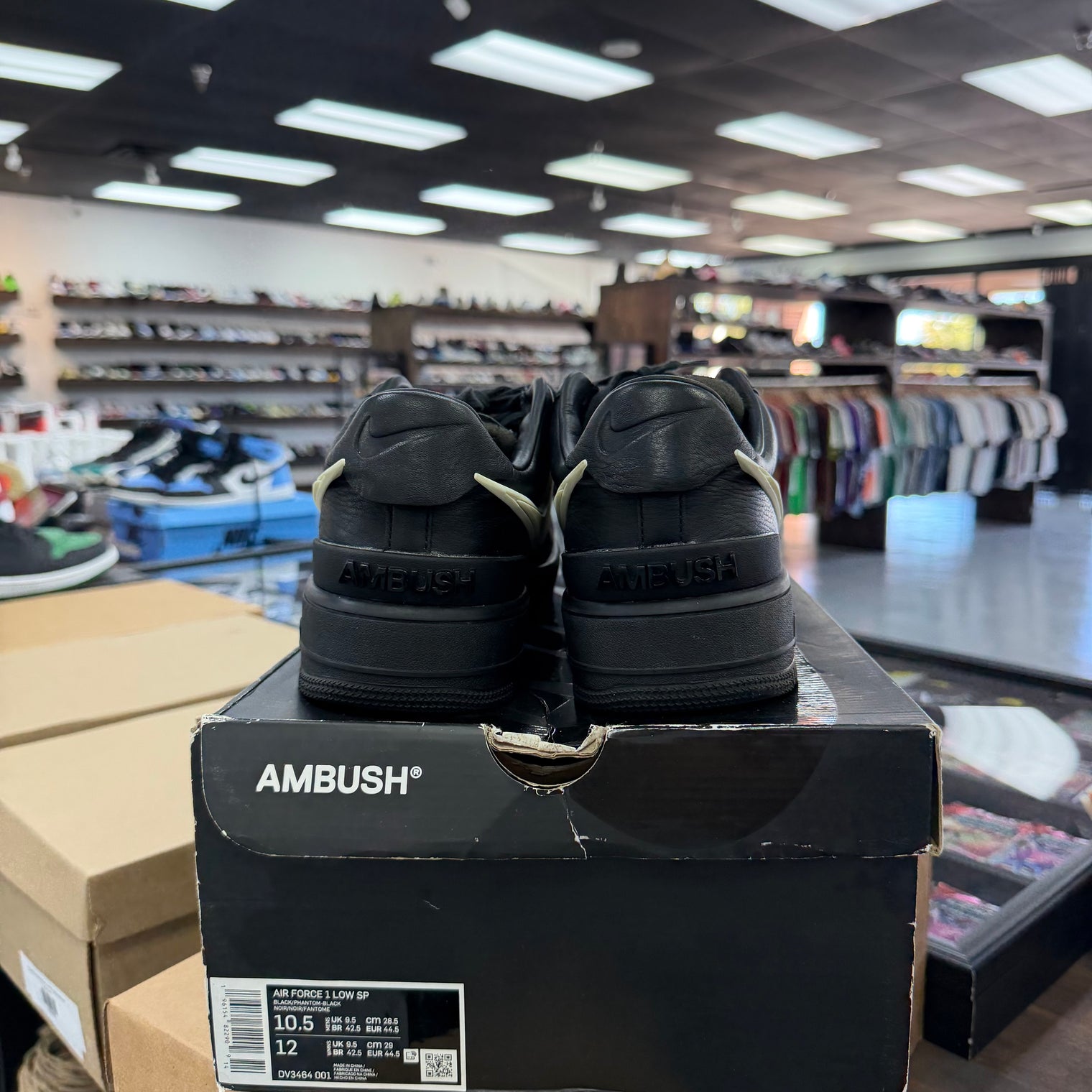 AMBUSH Black Nike Air Force 1 Low SP (USED)