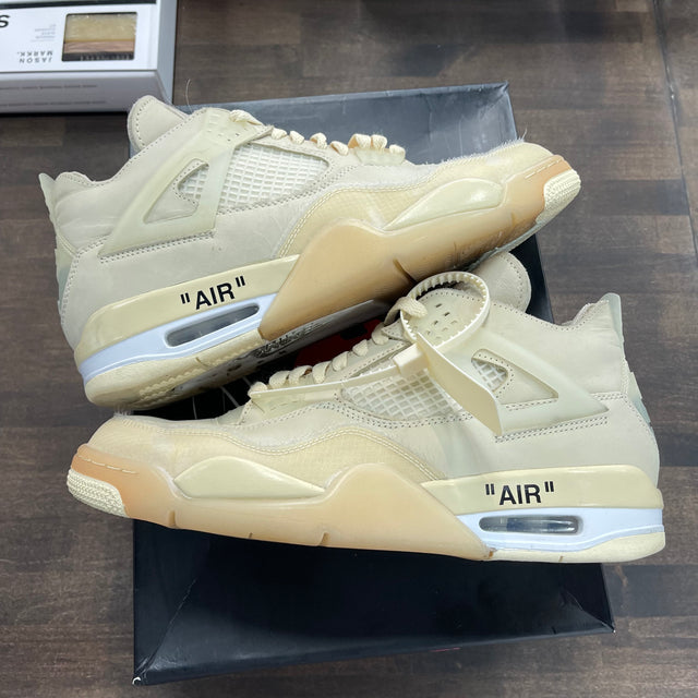 (W) Sail Off-White Jordan 4 (USED)