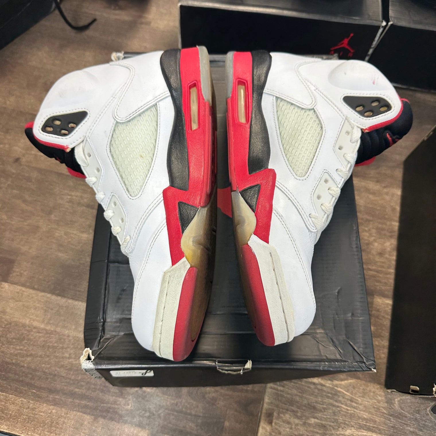 Fire Red Black Tongue Jordan 5 Retro (2013) (USED)