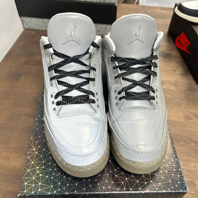 5Lab3 Silver Jordan 3 Retro (USED)