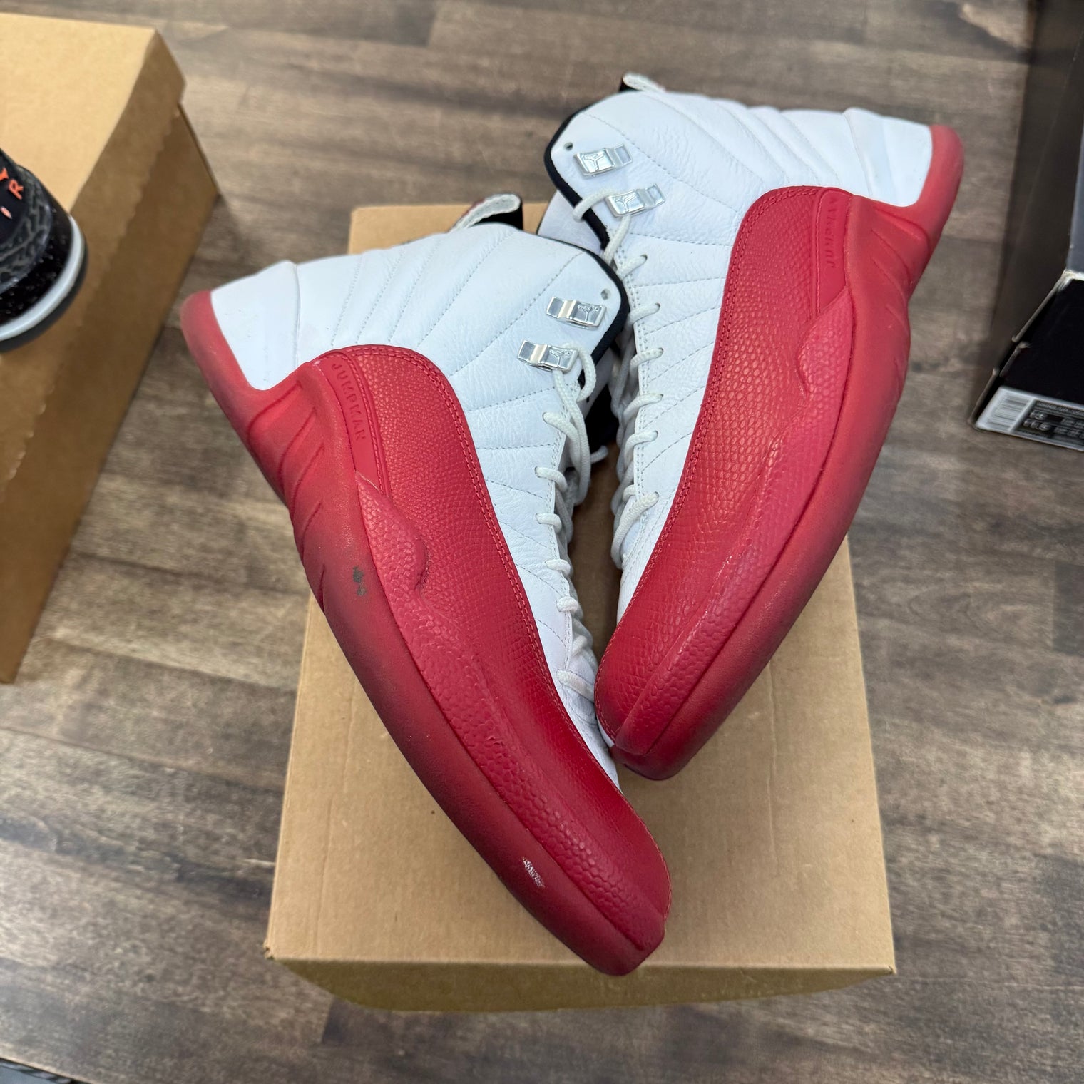 Cherry Jordan 12 Retro (2023) (USED, No Box)