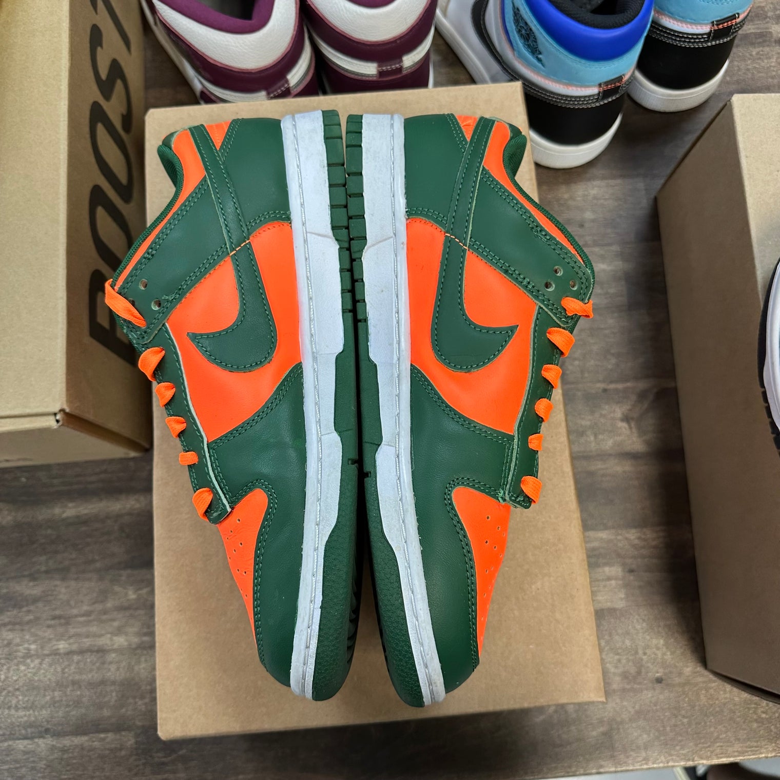 Miami Hurricanes Dunk Low (USED, No Box)