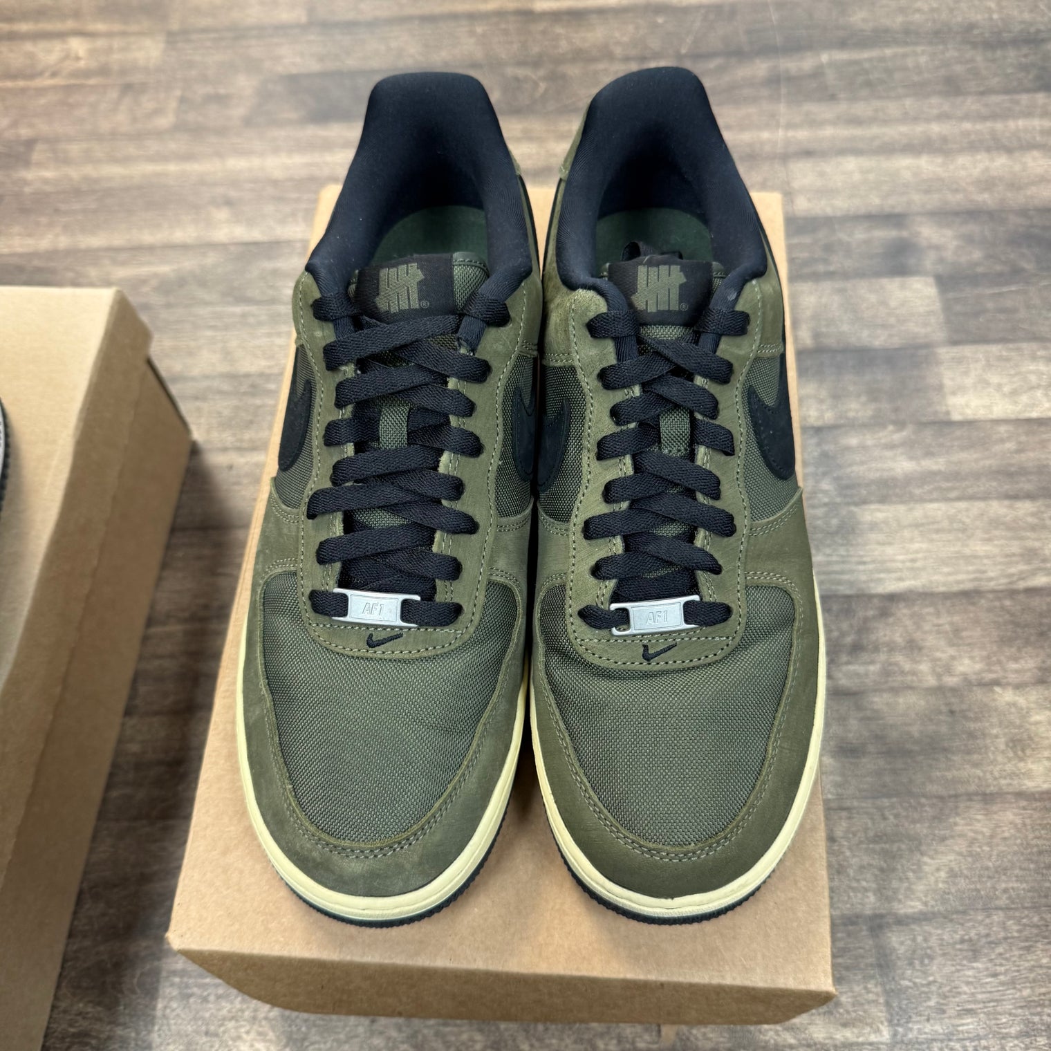 Undefeated Ballistic Dunk vs AF1 Nike Air Force 1 Low (USED, No Box)