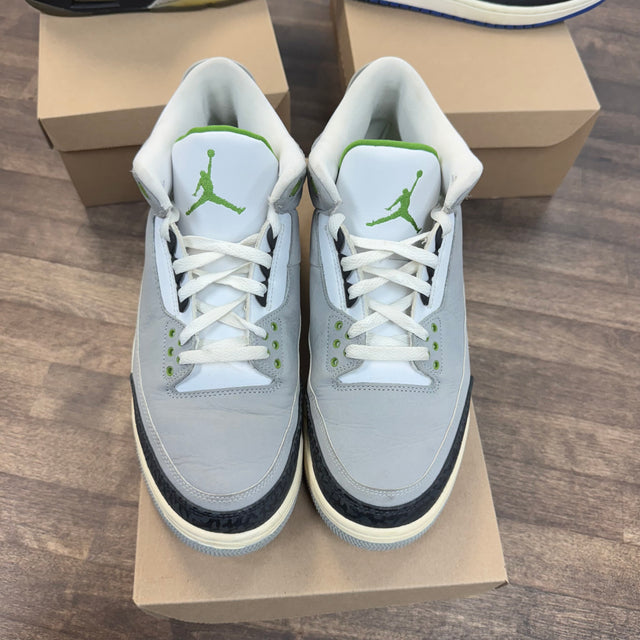 Chlorophyll Jordan 3 Retro (USED, No Box)