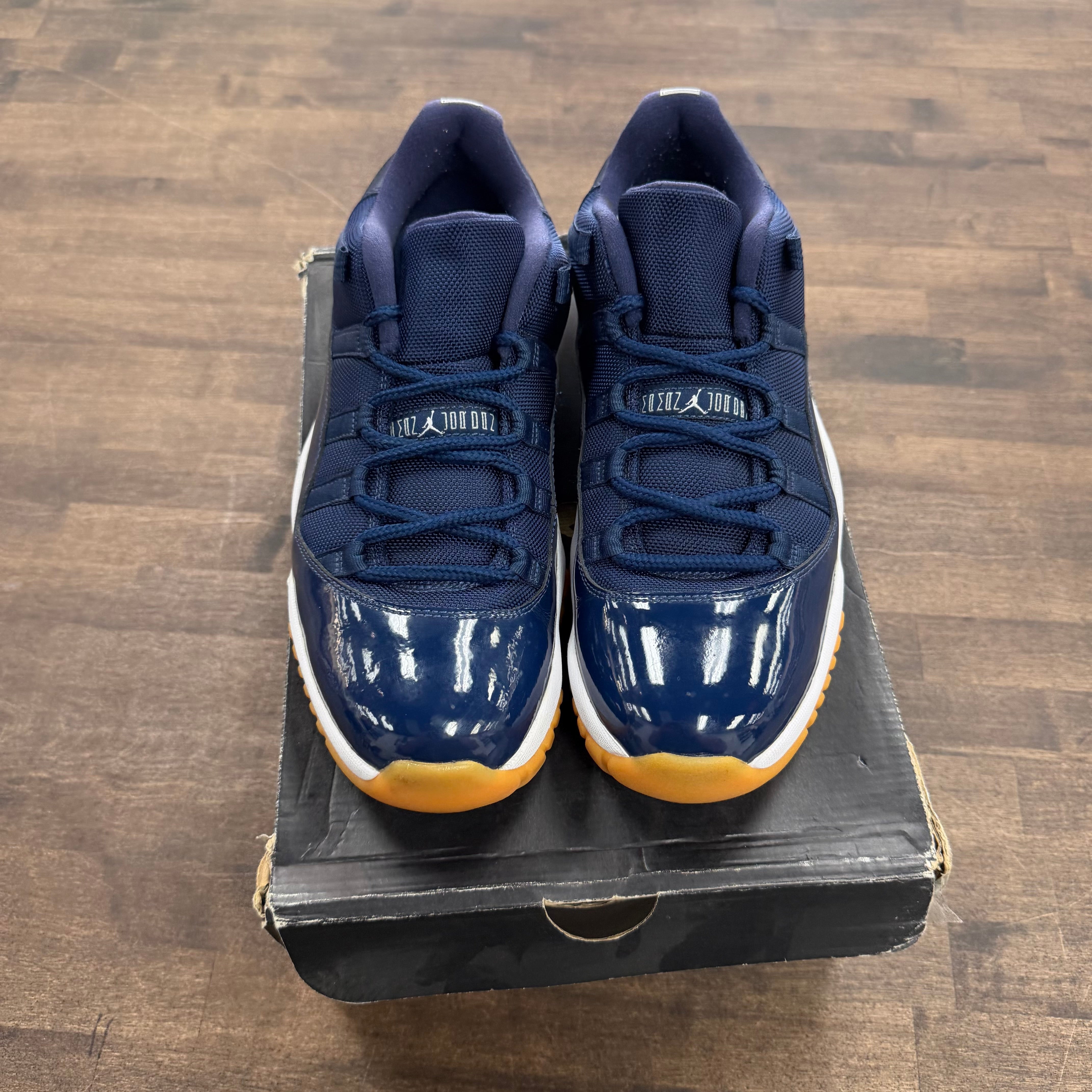 Jordan 11 Retro Low Midnight Navy (USED, Replacement Box) Size 10.5 (Pre-Owned) - Image 2