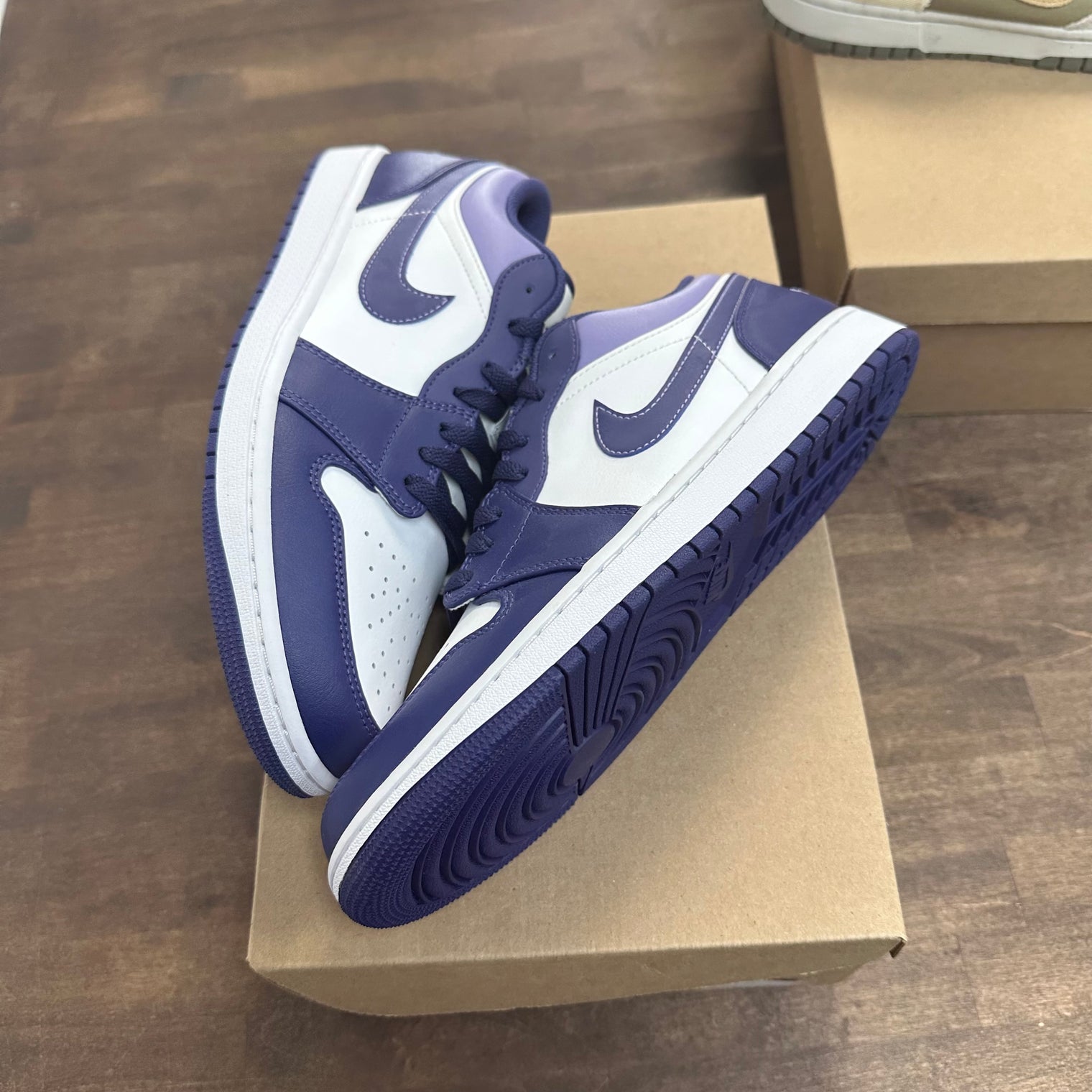 Sky J Purple Jordan 1 Low (Lightly Worn, No Box)