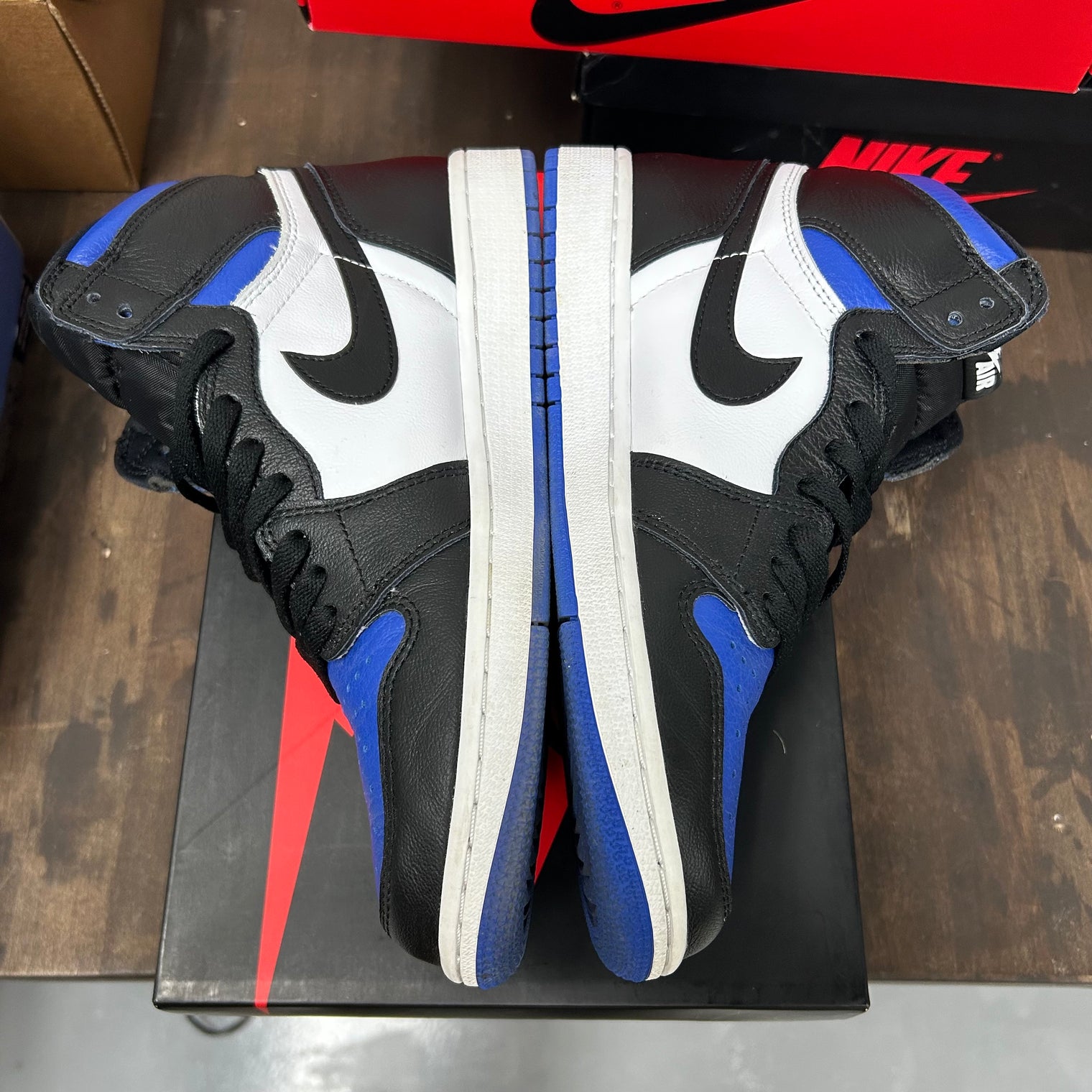 Royal Toe Jordan 1 High (USED)