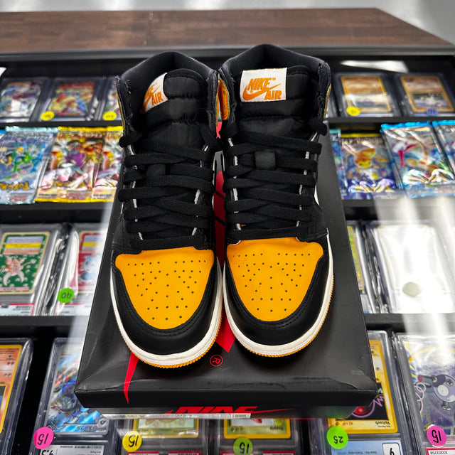 (GS) Taxi Yellow Toe Jordan 1 High (USED)
