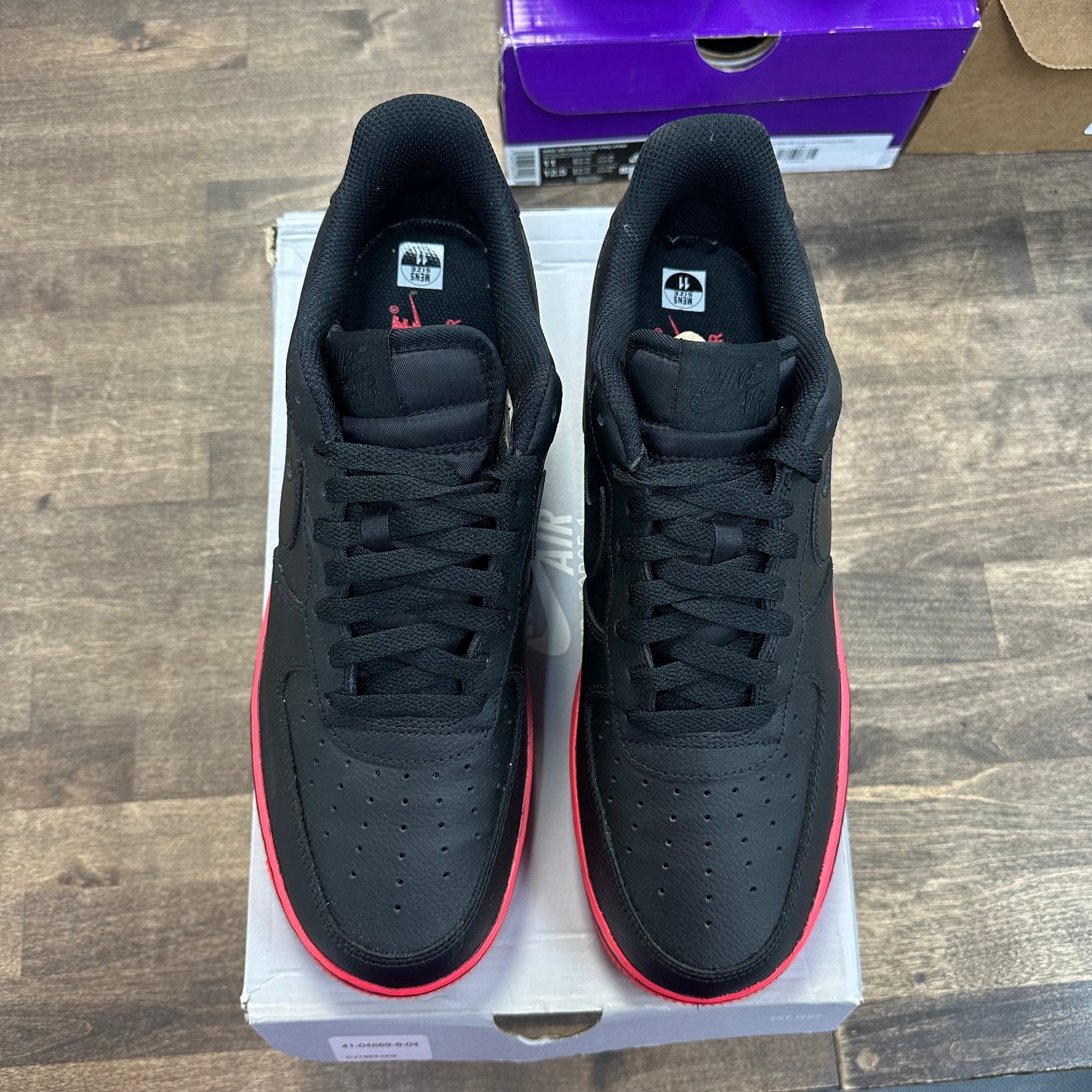 Black Laser Crimson Nike Air Force 1 Bold Air (USED)