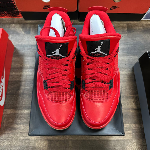 Fire Red Singles Day Jordan 4 Retro (2018) (Women's) (USED)