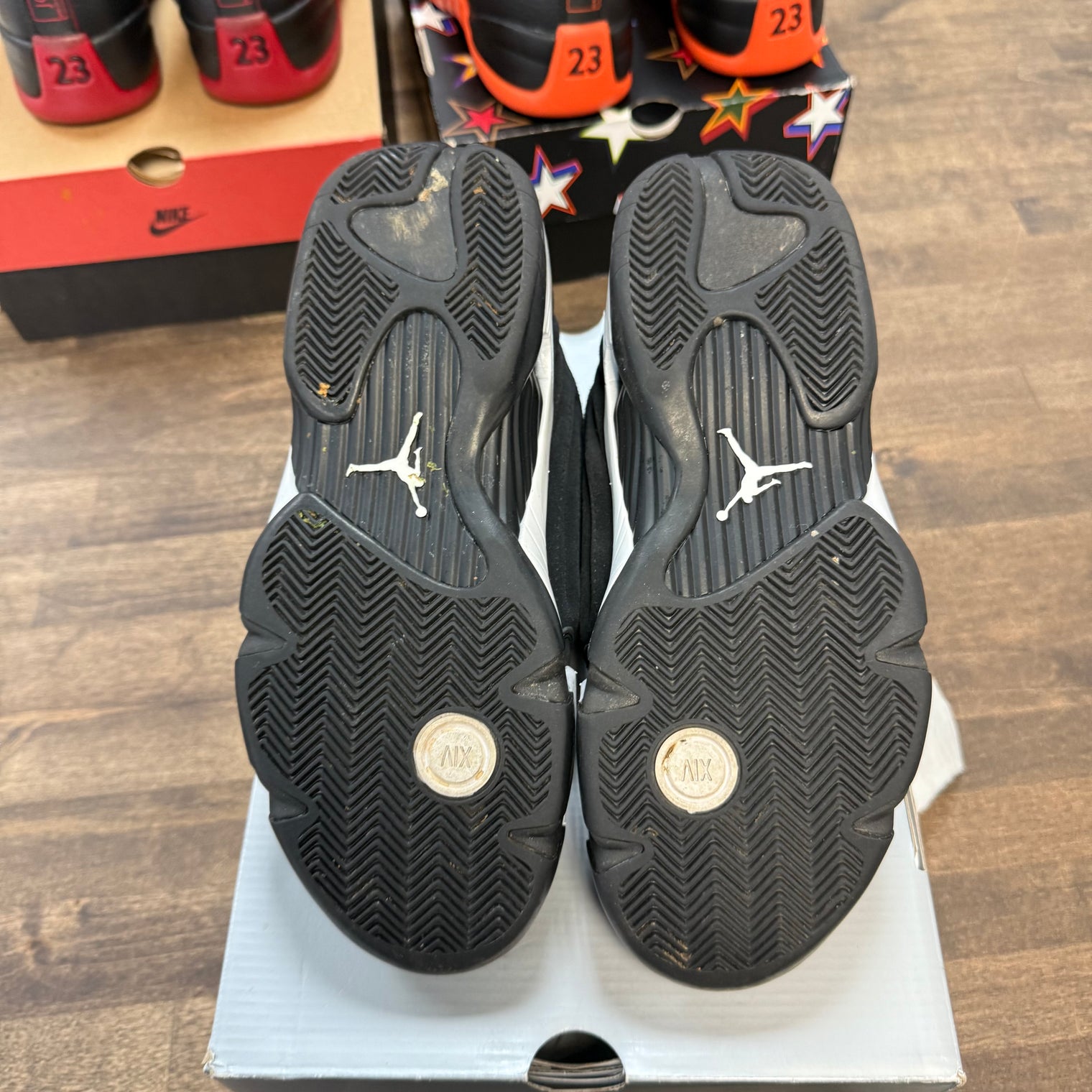 Black White Jordan 14 Retro (USED)