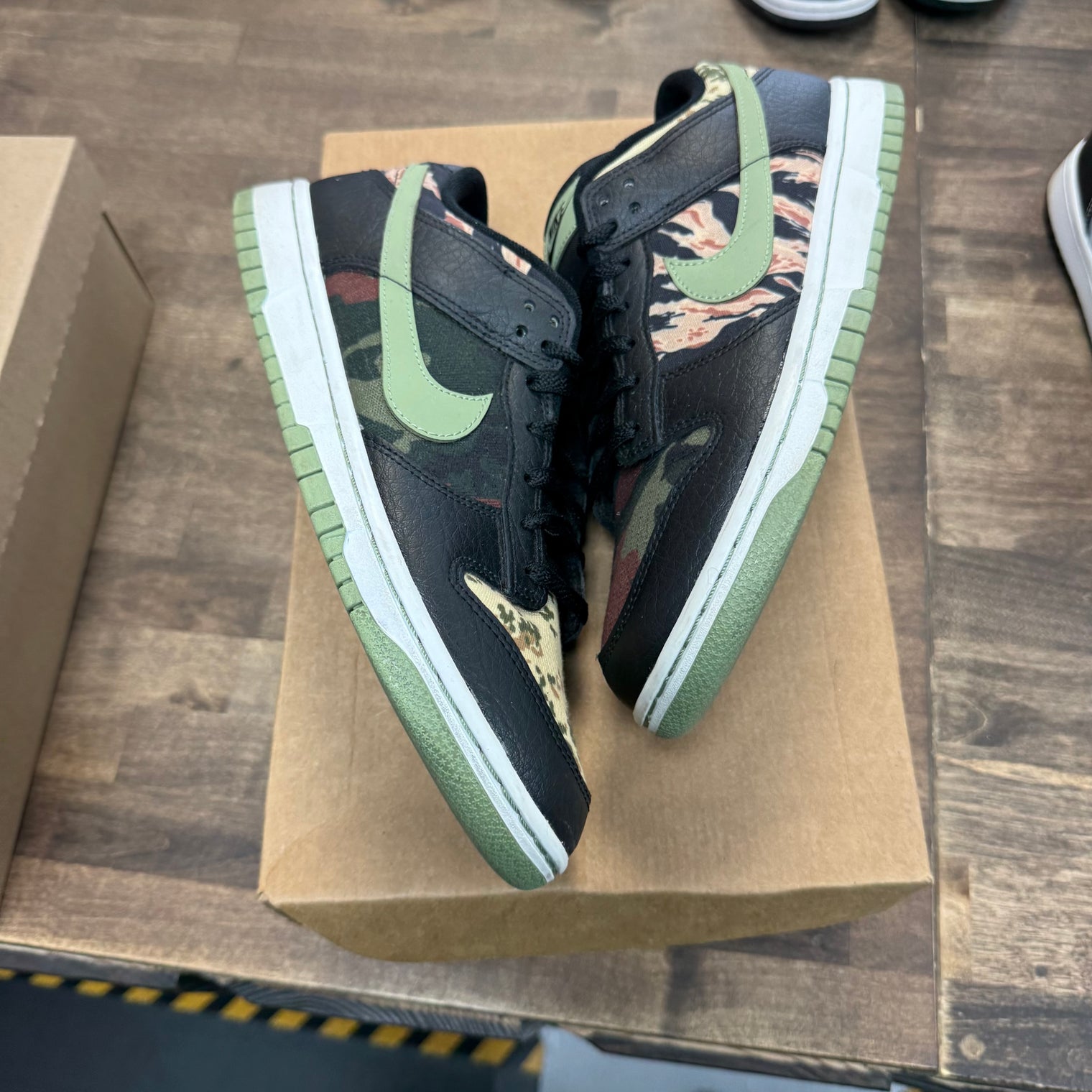 Crazy Camo Dunk Low (USED, No Box)