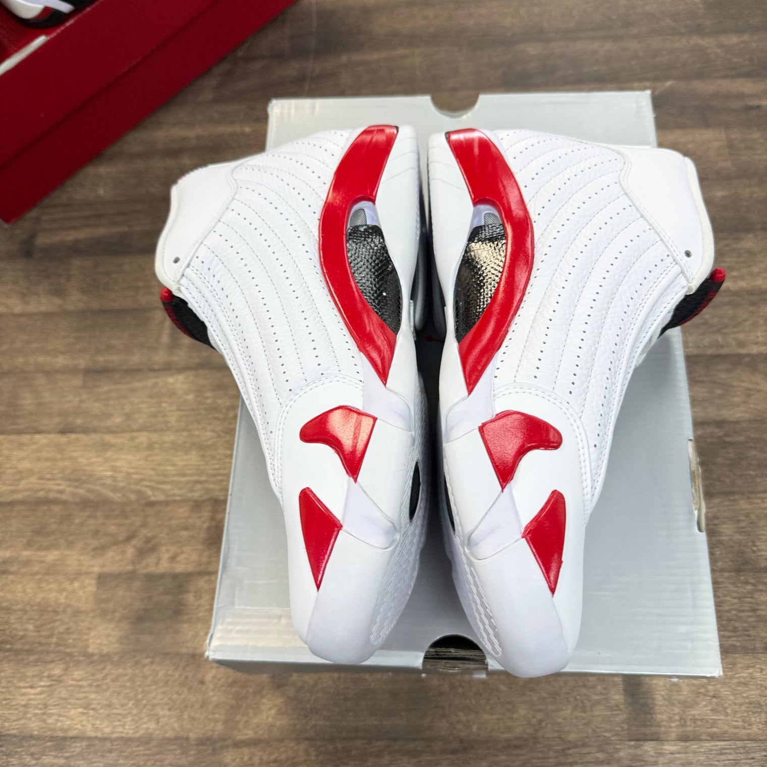 Rip Hamilton Candy Cane Jordan 14 Retro (Tried On)