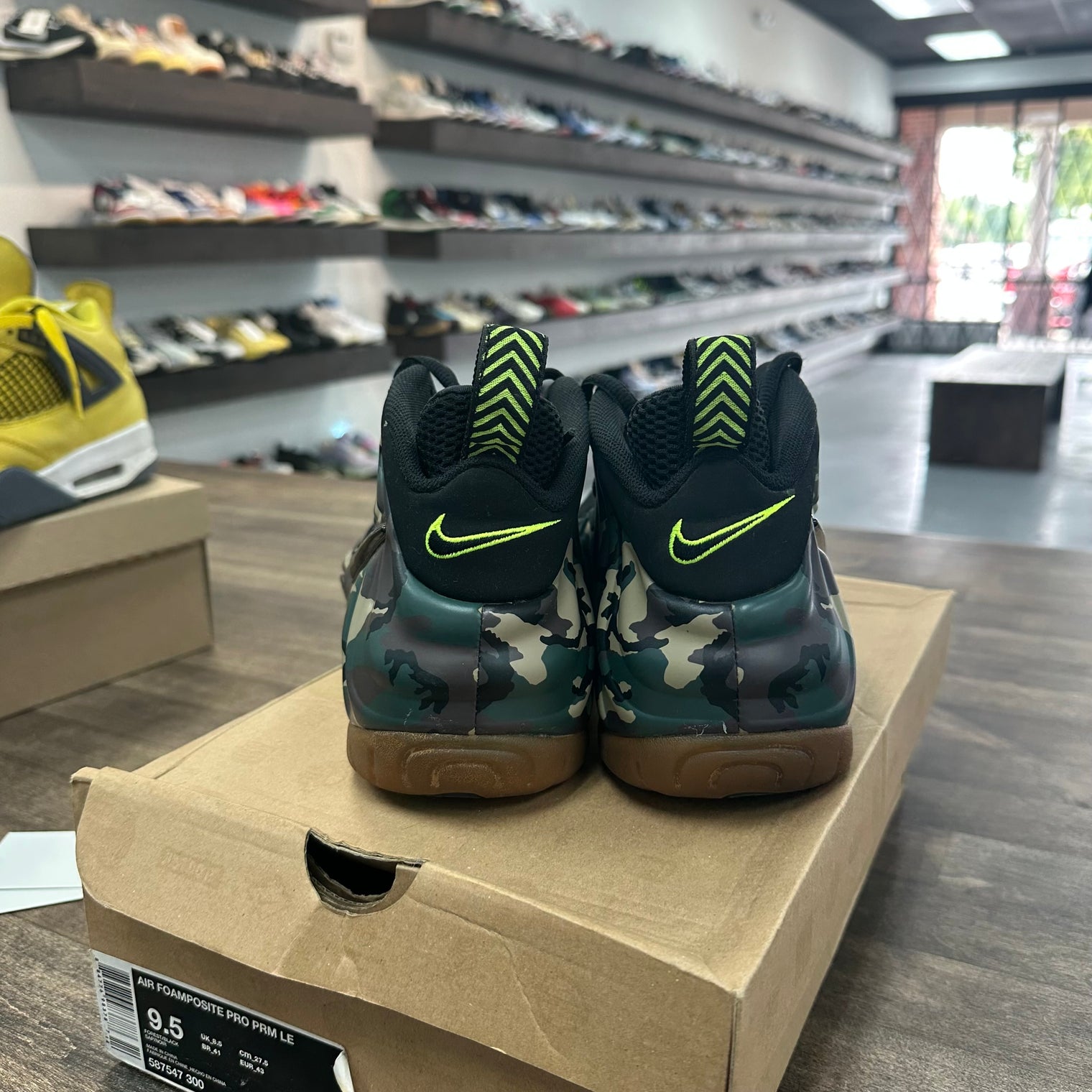 Army Camo Air Foamposite Pro (USED)