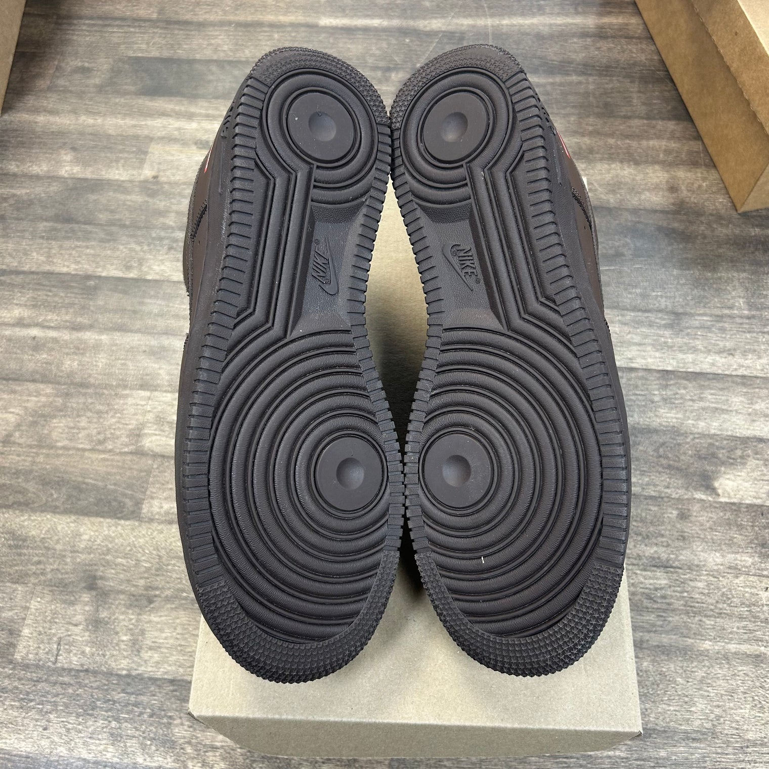 Baroque Brown Supreme Air Force 1 Low (USED, No Box)