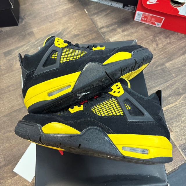 (GS) Yellow Thunder Jordan 4 (USED, Replacement Box)