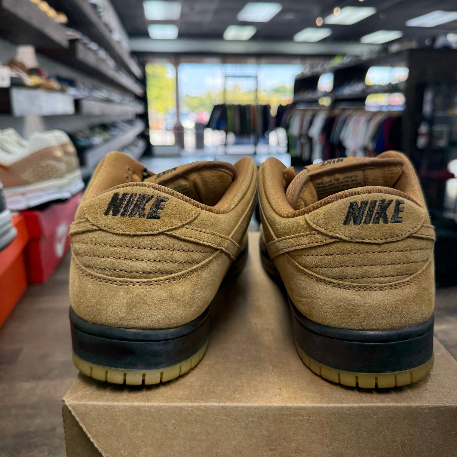 Wheat SB Dunk Low (USED, No Box)