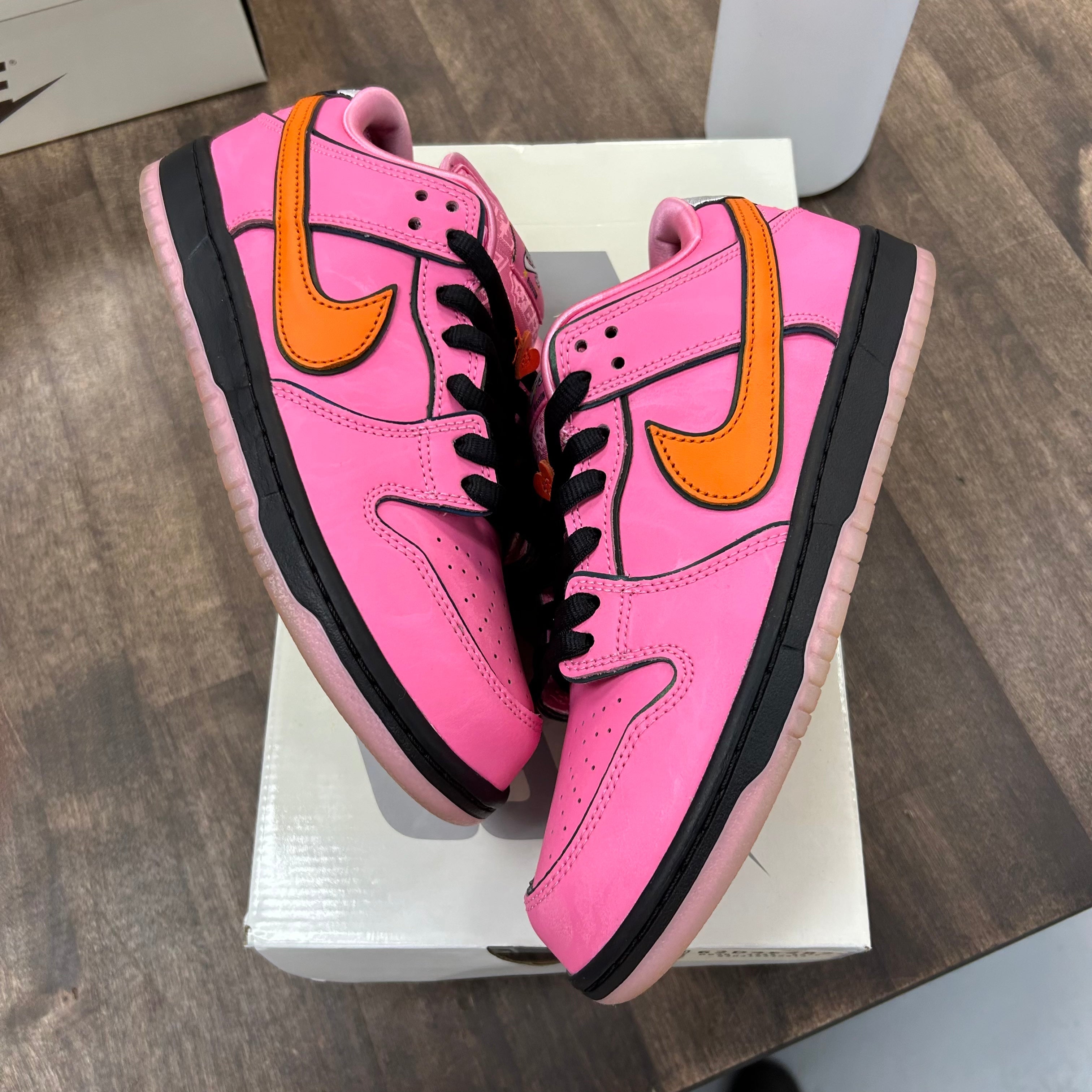 Nike The Powerpuff Girls Blossom SB Dunk Low (Lightly Worn) Size 7.5 (Pre-Owned) - Image 1